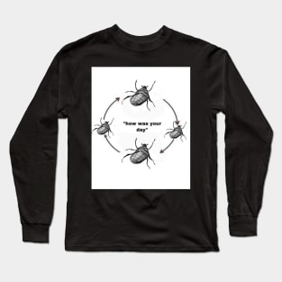 Gregor Samsa Meme Design Long Sleeve T-Shirt